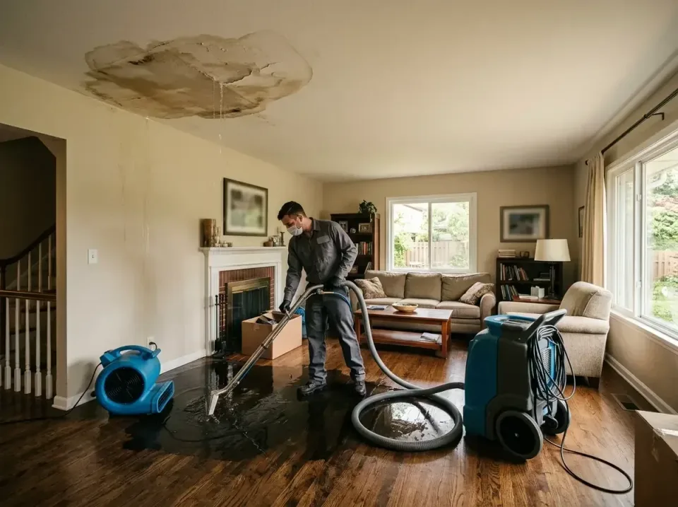 attic-pipe-burst-ceiling-drip-008 — frequently asked questions, Water Damage Restoration & Carpet Care in Thompsonville, PA